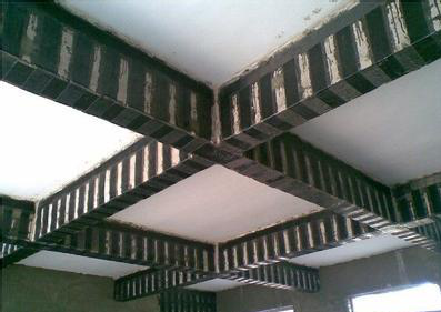 粘贴碳纤维复合材料加固法